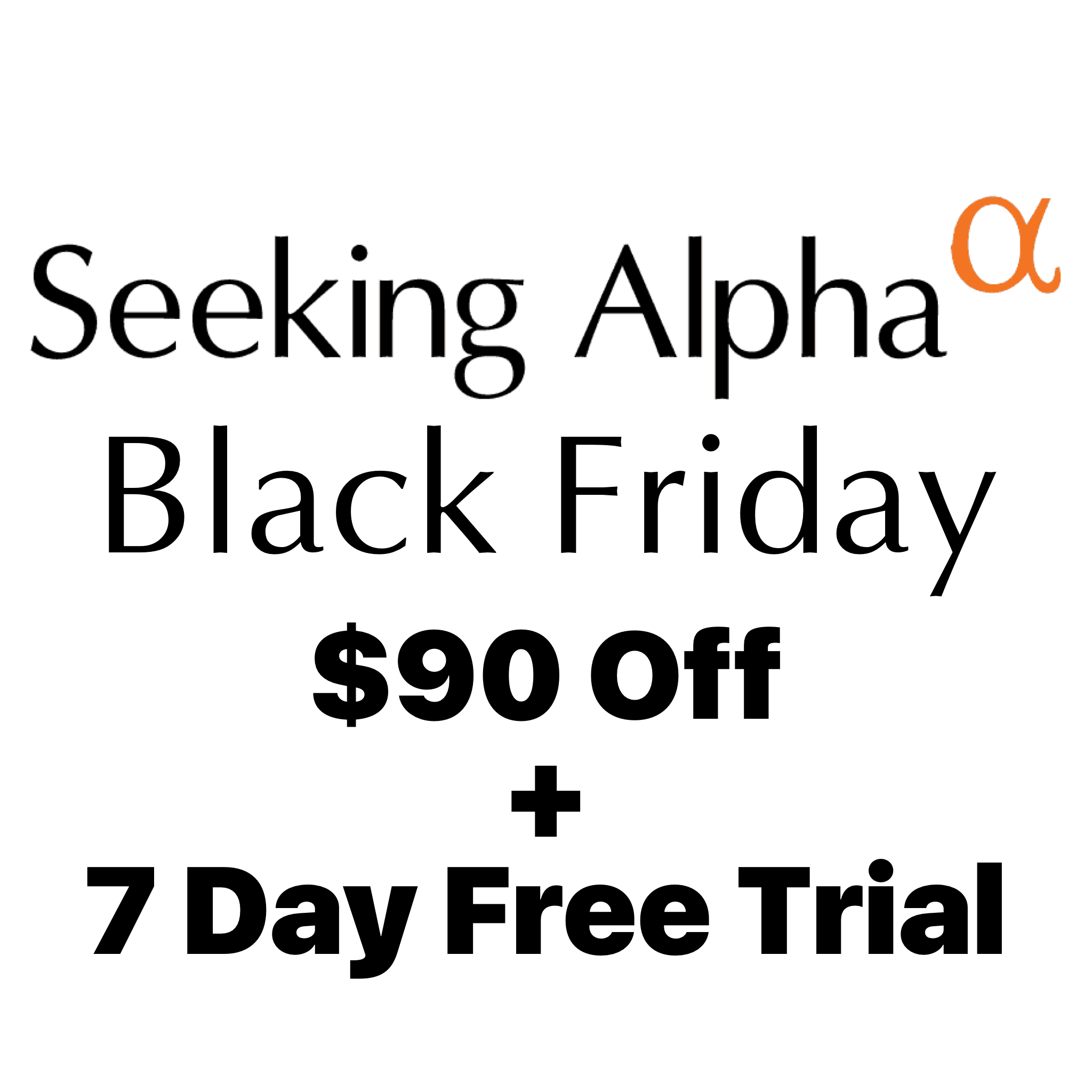 How to Get Seeking Alpha Premium Black Friday Deal